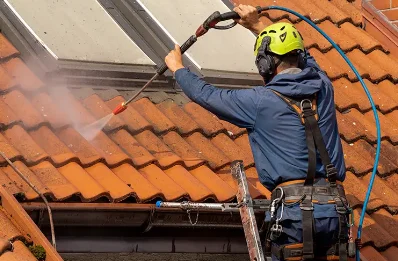 Démoussage et hydrofuge de toiture au Grand-Celland